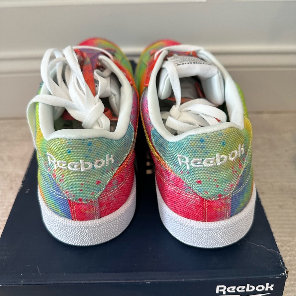 Reebok Club C 85 Pride 2020 All Types of Love
Size 13 NWT FX4772 Multi colored - Picture 6 of 10